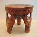 Stool Carabao Head carving furniture